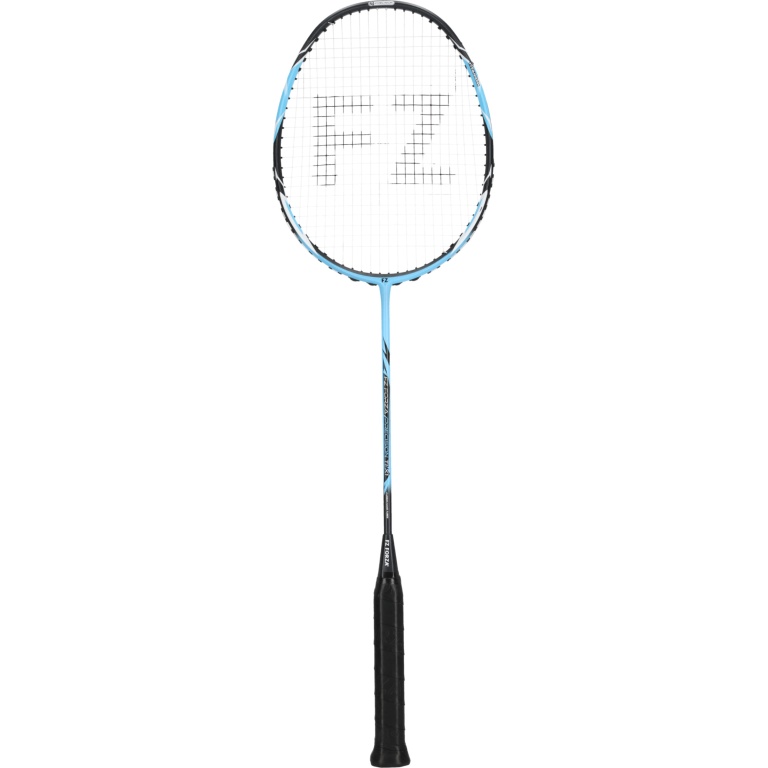 Forza Badminton Racket Precision TI-X1 (head-heavy, flexible, 86g) light blue - strung -